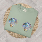 Seashell Bra T-Shirt | Cute Mermaid Beach Shirt | Ocean Style Tee | Summer Vacation Graphic T-shirt for Women