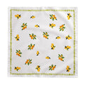 Watercolor Lemon Tablecloth – 100% Cotton Twill, Italian Summer Table Linen, Mediterranean Kitchen Decor