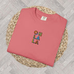 Handmade Boho Embroidered T-Shirt – Oh La La | Artisanal Eco-Friendly Everyday Tee for Free-Spirited Women