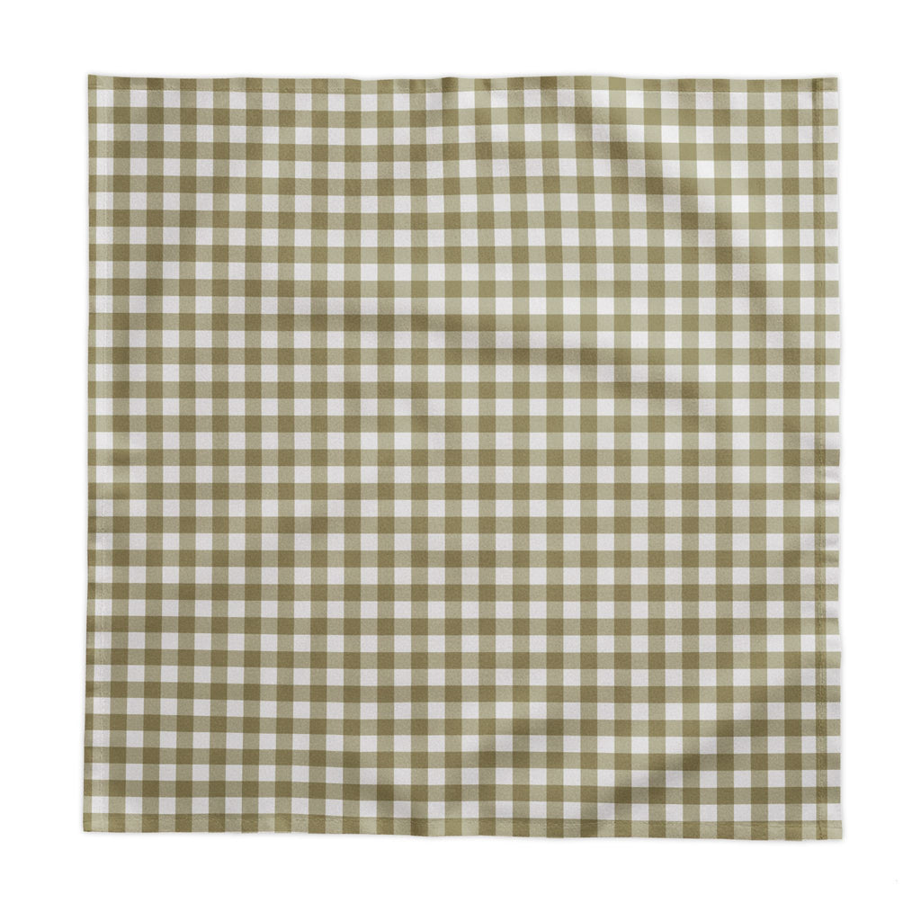 Sage Green Gingham Tablecloth – Timeless Country Check Cotton or Polyester Table Linen