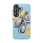 Oysters Phone Case – Nautical Ocean Cover for iPhone & Samsung | Coastal Watercolor Summer Design, Gift for Sea Lovers