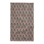 William Morris–Inspired Pink Tulip Tablecloth – Arts & Crafts Floral Dining Linen