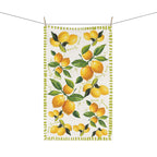 Subtle “F* Trump” Lemon Tea Towel – Hand Painted Watercolor Kitchen Art**