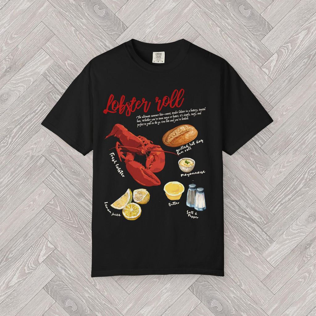 Lobster Roll Shirt – Funny Ocean Tee, Unisex Seafood Graphic T-Shirt for Beach & Coastal Lovers