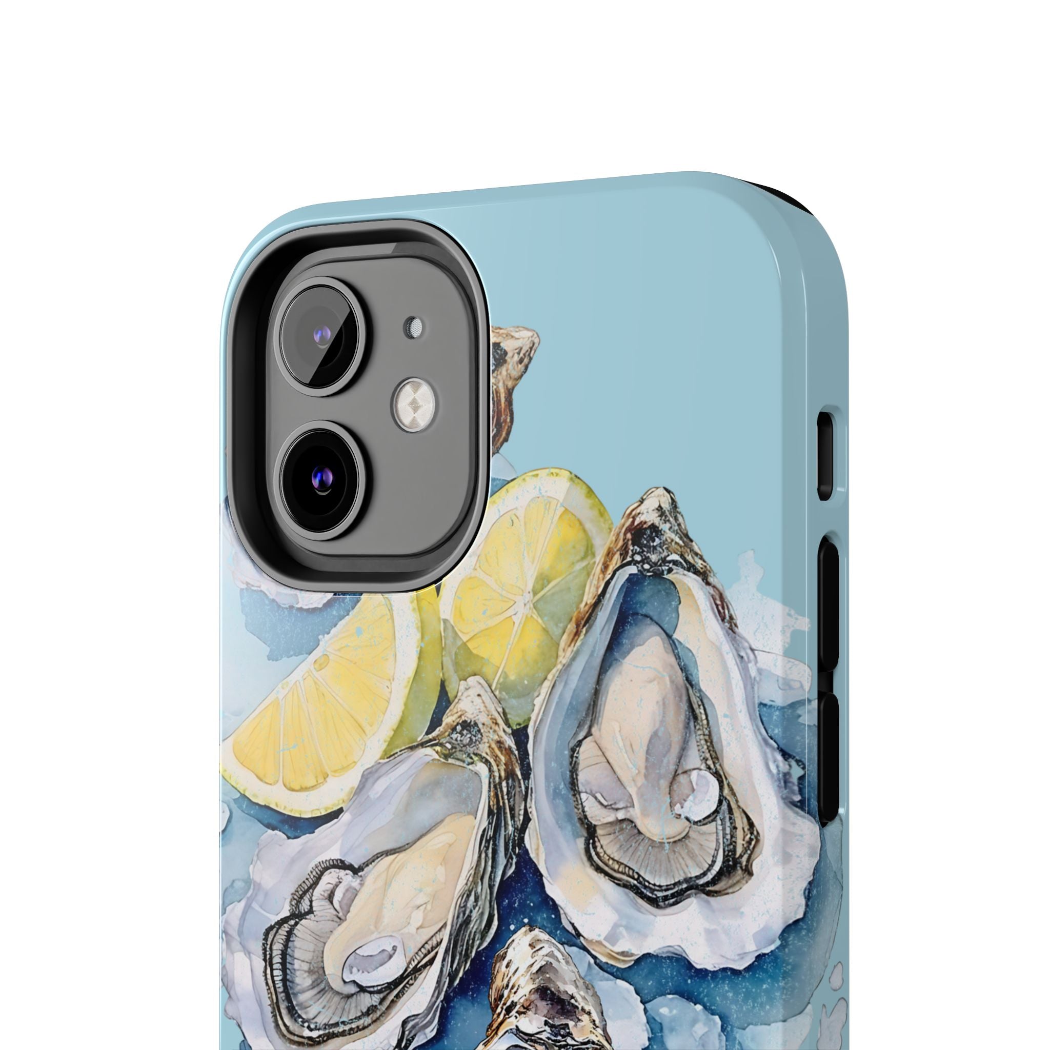 Oysters Phone Case – Nautical Ocean Cover for iPhone & Samsung | Coastal Watercolor Summer Design, Gift for Sea Lovers