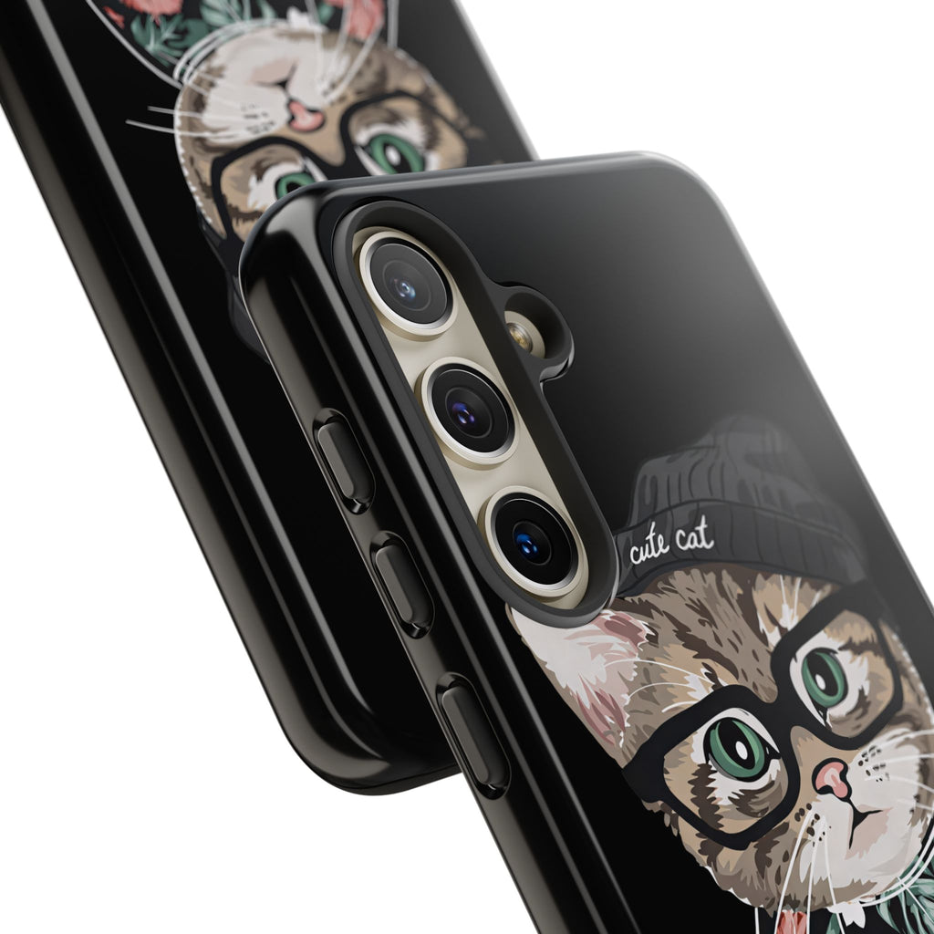Downtown Cat Coastal Soul Hard Phone Case | Cute Cat Protective Case for iPhone, Samsung & Google Pixel | Gift for friends