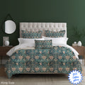 William Morris Art Nouveau Tulip Cotton Sateen Duvet Cover in Queen Size