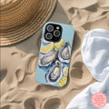 Oysters Phone Case – Nautical Ocean Cover for iPhone & Samsung | Coastal Watercolor Summer Design, Gift for Sea Lovers