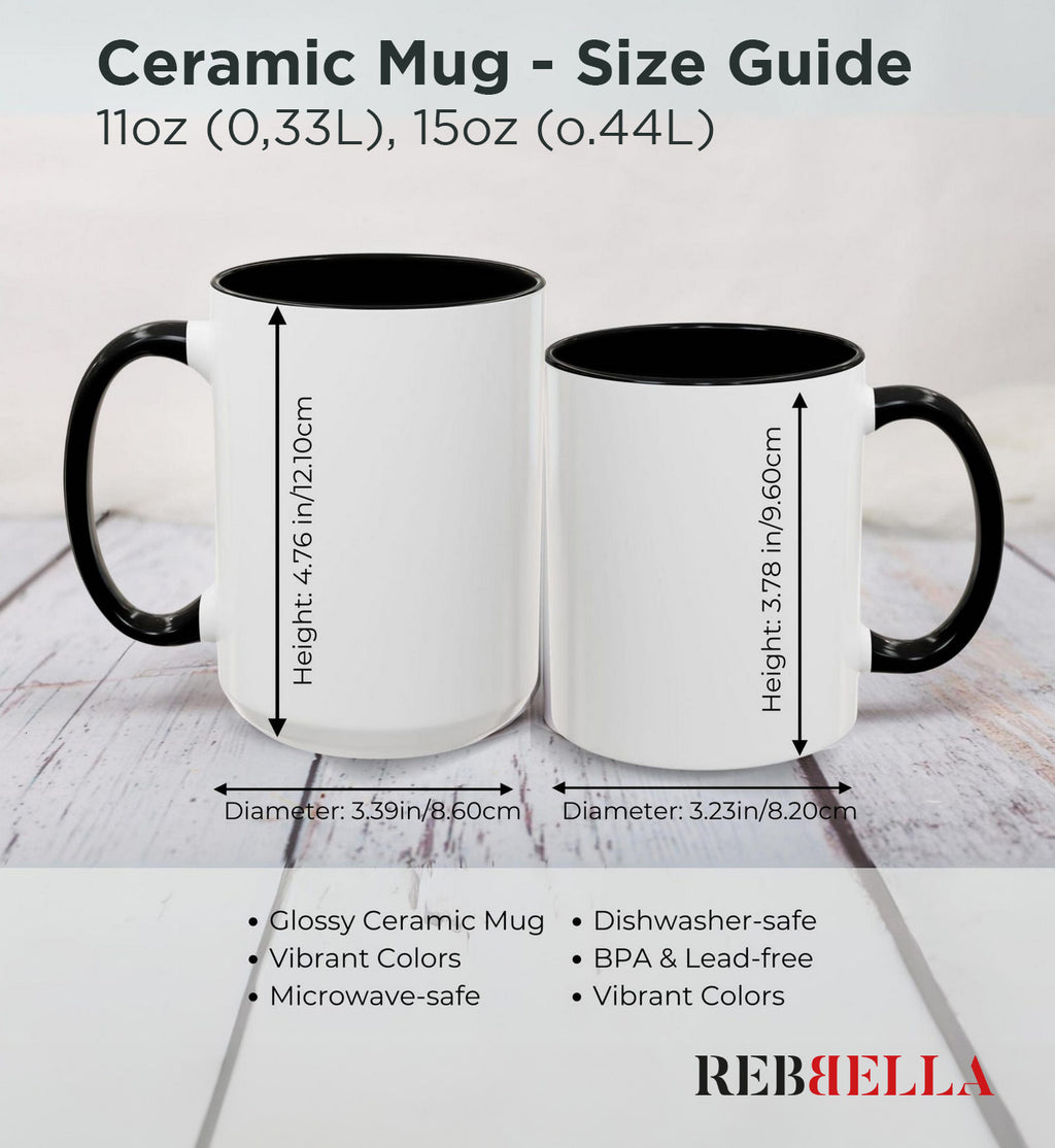 Mediterranean Matisse Cat Mug – Artistic Ceramic Coffee Mug | Double-Sided Coastal Cat Cup