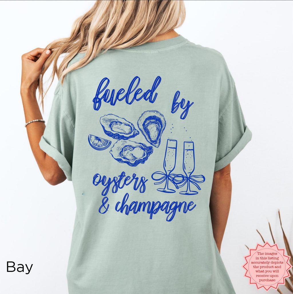 Oyster Lover Shirt styled for brunch outfit with elegant coastal fashion aesthetic