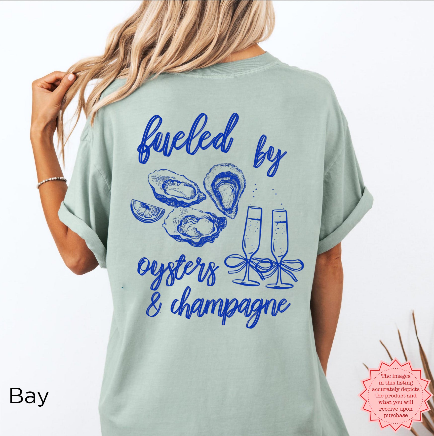 Oyster Lover Shirt styled for brunch outfit with elegant coastal fashion aesthetic