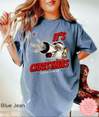 Unisex retro Christmas shirt perfect for holiday parties and festive outfits
