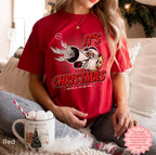 Funny Santa Christmas tee with nostalgic vintage-inspired artwork