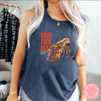 Comfort Colors 9360 tank featuring colourful lobster artwork and nautical aesthetic.