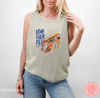 Beach-inspired lobster shirt with vibrant marine illustration and vintage garment-dyed finish.