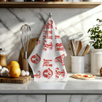 Love On The Table Tea Towel – Vintage Typography Kitchen Linen