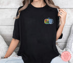 Sardines Embroidered Tee | Comfort Colors Shirt | Fisherman’s Aesthetic & Mediterranean Living | Bold Graphic Tee