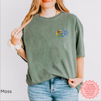 Sardines Embroidered Tee | Comfort Colors Shirt | Fisherman’s Aesthetic & Mediterranean Living | Bold Graphic Tee