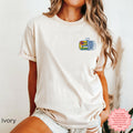 Sardines Embroidered Tee | Comfort Colors Shirt | Fisherman’s Aesthetic & Mediterranean Living | Bold Graphic Tee