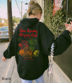 Slow Sunday Brunch Club Hoodie – Aesthetic Brunch & Coffee Lover Sweatshirt