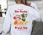 Ash graphic sweatshirt for brunch lovers and coffee lovers