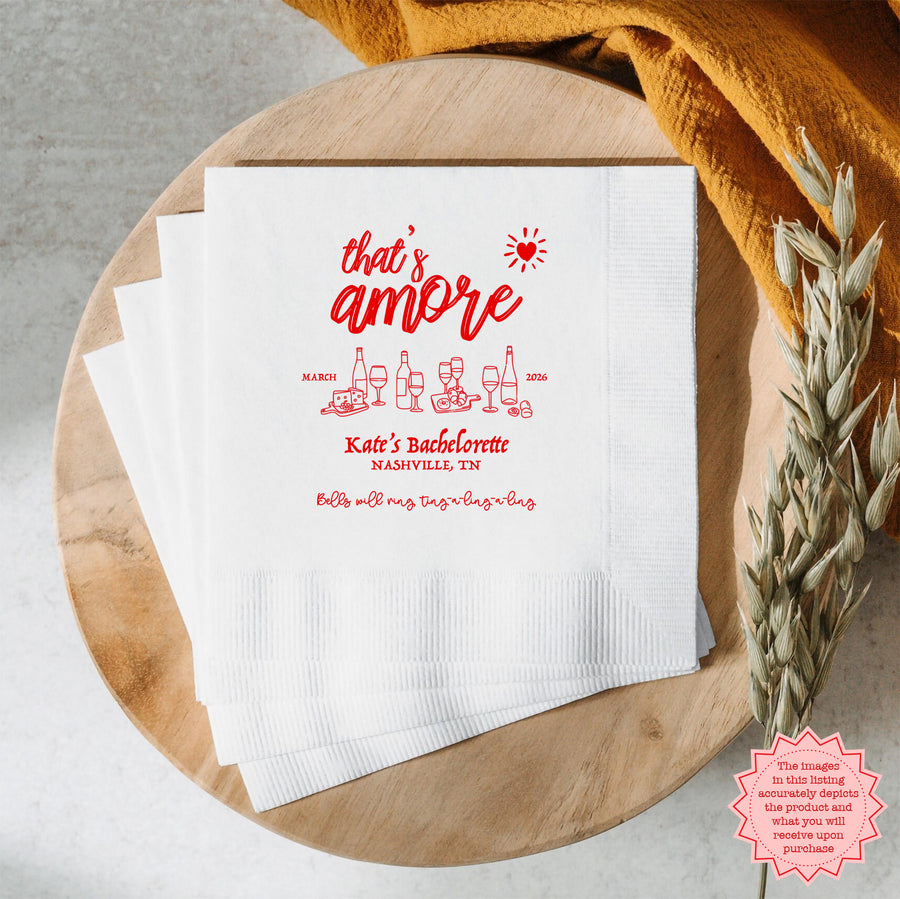 Personalised napkins