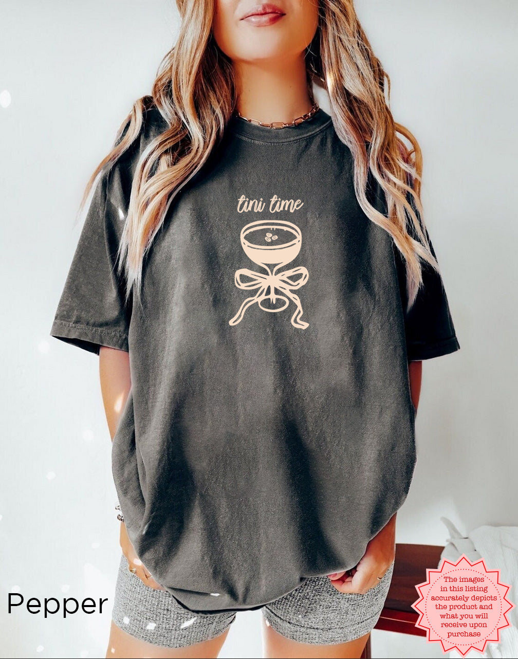 Tini Time Bachelorette Party T-Shirt | Custom Bridal Party Tee | Comfortable Cocktail Shirt for Brides and Bride Tribe