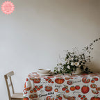 Italian inspired tomato patterned tablecloth for modern dining rooms