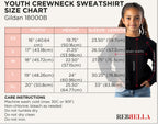 Christmas Candy Cane Sweatshirt – Kids Youth Christmas Crewneck